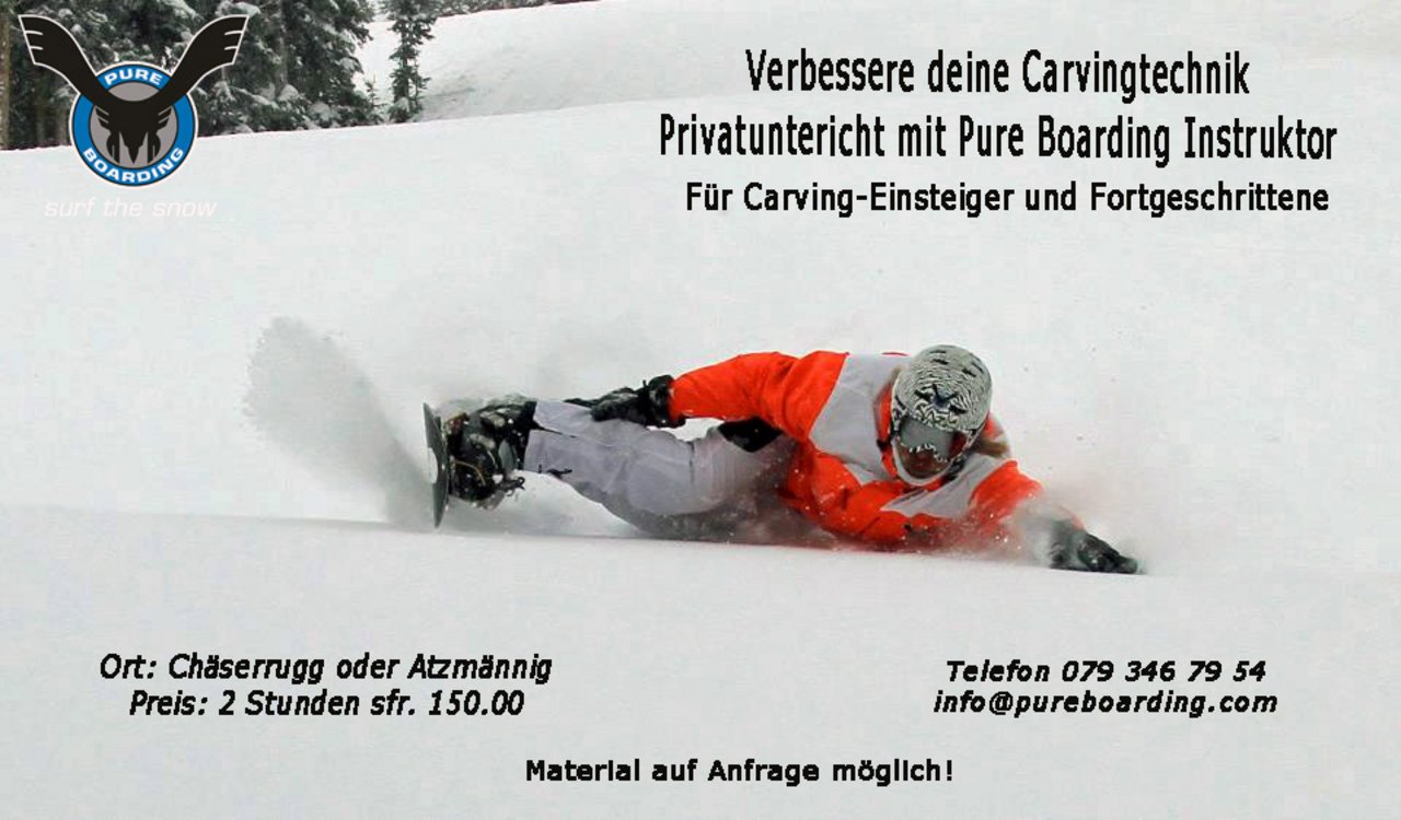 Pure Boarding Snowboard Privat-Unterricht